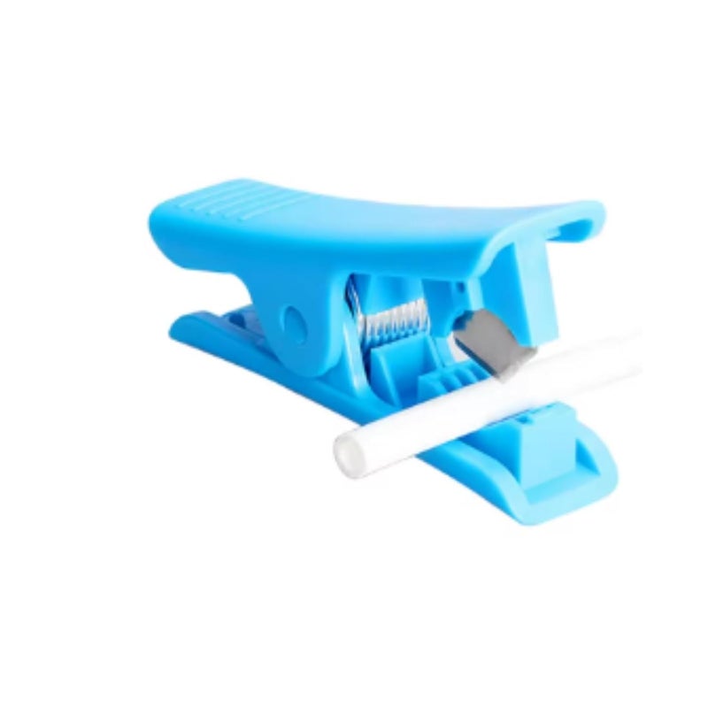 Blue Cutter PTFE Tube 3D Printer Connector 4mm 2.5mm for Bamboo Lab P1S P1P X1C X1 X1E - Image 1
